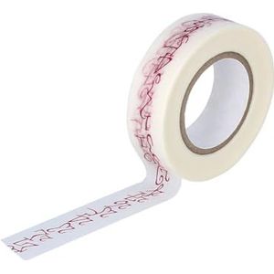 Masking Tape Washi elke dag wit 15mm.x15m