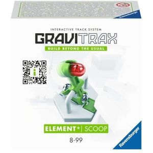 Ravensburger GraviTrax Element Scoop - Zubehör für das Kugelbahnsystem. Kombinierbar mit allen GraviTrax Produktlinien, Starter-Sets, Extensions und Elements, Konstruktionsspielzeug ab 8 Jahren