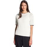 Street One - Dames Trui - Wit - Katoen - Korte Mouwen