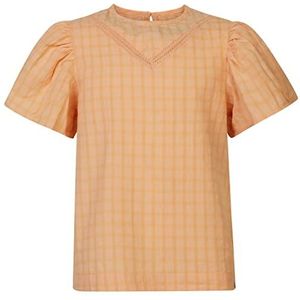 Noppies Kids Meisjes Girls Top Pinecrest Short Sleeve Dragershirt/Cami Shirt, Almost Apricot-N030, 104, Bijna abrikoos - N030, 104 cm