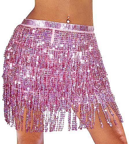 Monbessi - Glitterrok - Roze - Pailletten - Voor Dames en Meisjes