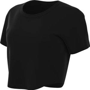 Nike Dames W Nk One Fitted Df Ss Top, Black/Black, FN2804-010, 2XL