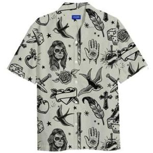 Joramigo Resort Shirt Ss SMU, Celadon Green, S