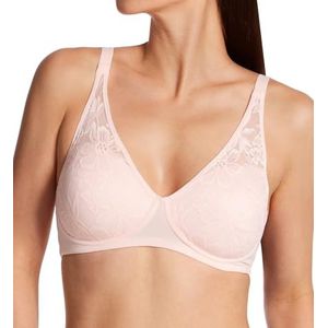 Bali Women's Breathe Modal T-Shirt, Breathable Wireless, Full-Coverage Convertible Bra, Light Buff