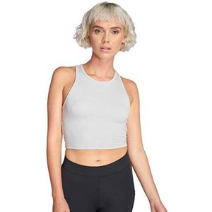 Urban Classics Dames Top Ladies Rib Cropped TB2215, grijs, S