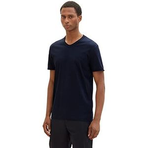 TOM TAILOR 1036403 T-shirt voor heren, 10668-Sky Captain Blue, L, 10668 - Sky Captain Blue, L