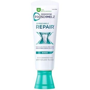 Sensodyne ProSchmelz Repair Tandpasta, dagelijkse tandpasta met fluoride, 1 x 75 ml, gerepareerd door zuren verzwakt tandglazuur