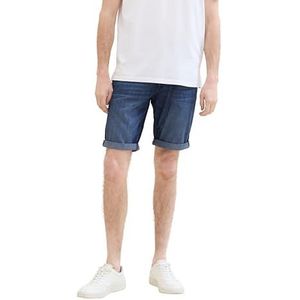 TOM TAILOR Heren bermuda jeans shorts, 10119 - Used Mid Stone Blue Denim, 30
