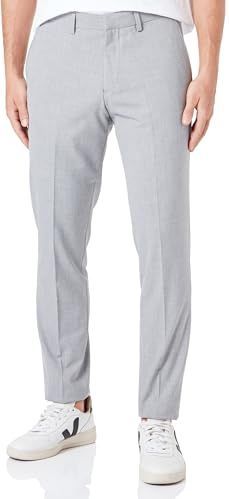 s.Oliver - 91N2 - Herenbroek - Slim Fit - Fijn Geruit Patroon