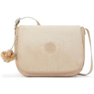Kipling EARTHBEAT M Medium Crossbody Tassen, Sparkled Beige (Beige)