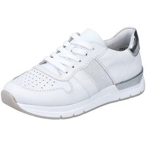 Rieker 58921 Veterschoenen voor dames, wit, 43 EU, wit, 43 EU