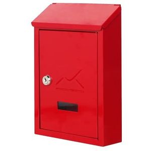ACL - Wandbrievenbus - Rood - Weerbestendig - Duurzaam - Afsluitbaar