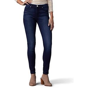 Lee Women's Sculpting Slim Fit Skinny Leg Jean, 4 Long, Nightingale