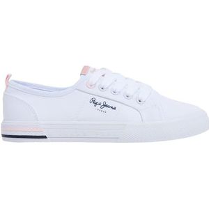 Pepe Jeans Brady Basic G Sneaker, wit (wit), 4.5 UK, Wit, 37 EU