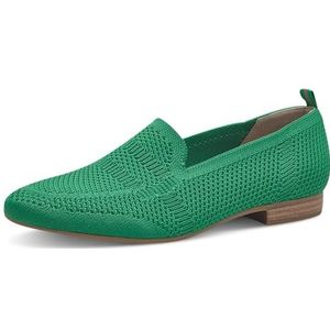 Jana Damesslippers met structuurpatroon, veganistisch, metallic (groen), 36 EU, groen, 36 EU Breed