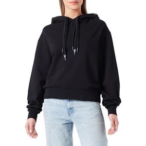 Replay Oversized capuchontrui voor dames, 098 Black, XXS