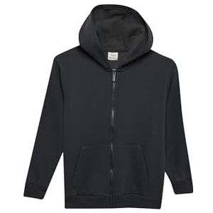 DeFacto Jongens Sweatjack Pullover Sweatshirt en Vest - Stijlvolle Kinderkleding voor Jongens (Antraciet, 9/10 Y), antraciet, 9-10 Jaar