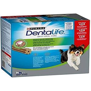 Purina Purina Dentalife Medium Snacks voor middelgrote honden (multipack 48 sticks, 2 x 24) 552 g, 2 stuks