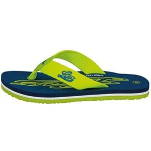 Lico Flamenco Flipflop, limoen/marine, 38 EU, Lemon Marine, 38 EU