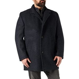 BUGATTI Jas wollen jas, marineblauw, 106 cm voor heren, Navy Blauw