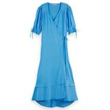 Scotch & Soda - Ufu00731t - Midi Wikkeljurk - Vrouwenkleding - 100% Viscose