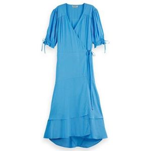 Scotch & Soda - Ufu00731t - Midi Wikkeljurk - Vrouwenkleding - 100% Viscose