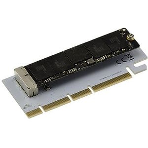 KALEA-INFORMATIQUE 12+16-punts PCIe x4 x8 x16-adapter voor Mac SSD's geproduceerd na 2013, voor lezen en schrijven naar een Mac SSD vanaf een PCI Express-poort