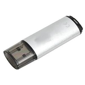 USB-stick USB 2.0, 64 GB, zilverkleurig, draagbaar, snelle overdracht, ideaal voor het opslaan en overdragen van bestanden.