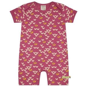 loud + proud Speler-print, van biologisch katoen, GOTS-gecertificeerd, rood (rouge), 62-68