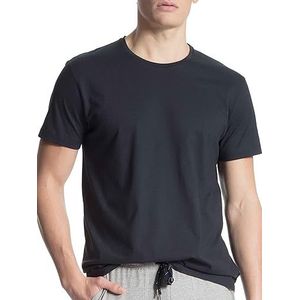 CALIDA Heren Remix Basic T-shirt, Dark Sapphire, 50 NL