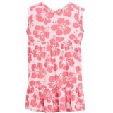 TOM TAILOR - Jurk - Pink - Bloemenprint - Korte Lengte - Normale Pasvorm