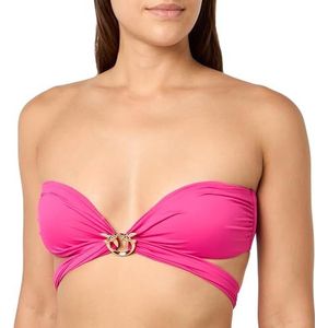 Pinko Amaryllis Tecno Bikini-bovendeel met vogels, N17, maat M voor dames, N17_roze, M