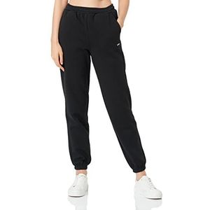 JACK & JONES Dames Broek Jxabbie Hw Rel Elke Brush Pants Noos, Zwart/print: wit Jjxx logo, XL