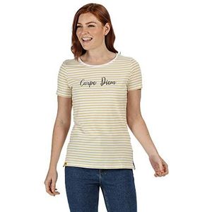 Olwyn T-shirt van biologisch coolweave katoen met een glimmende opdruk