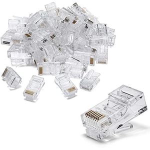 100 x CAT6 UTP krimpconnector.