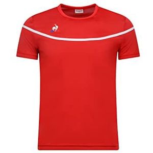 Le coq Sportif N°7 shirt Match SS korte mouwen kinderen kinderen vintage rood 6A