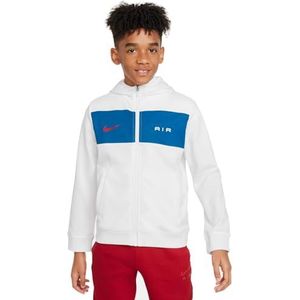 Nike Boy'S Jas B Nsw N Air Pk Fz Hoodie, wit/kort blauw, FV2344-100, S