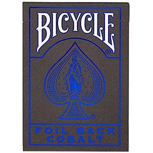 Bicycle ® MetalLuxe blauwe speelkaarten - 1 x Showstopper-kaartspel, gemakkelijk te schudden en duurzaam, geweldig cadeau voor kaartverzamelaars
