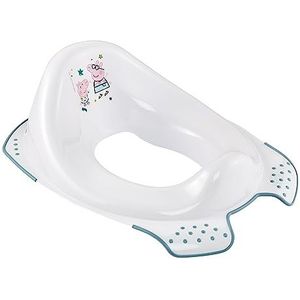 keeeper Peppa Pig Toiletbril voor kinderen, vanaf ca. 18 maanden tot ca. 4 jaar, anti-slip functie, Ewa, Nordic White