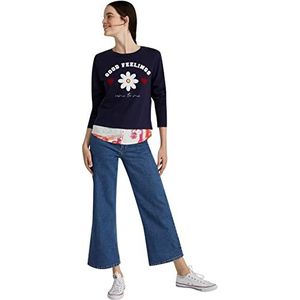 Springfield Good Feelings Navy Sweatshirt voor dames, marineblauw, M