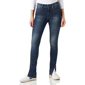 G-STAR RAW Dames 3301 Skinny Slit Jeans, Blauw (Antiek Forest Blue D188-D355), 26W / 30L