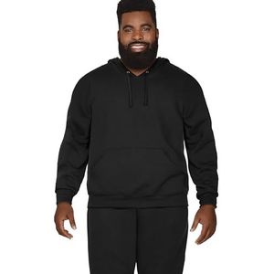 Fruit of the Loom Eversoft fleece sweatshirts, hoodies en sweatbroeken voor heren met capuchon, Pullover - Zwart, XXL grote maten