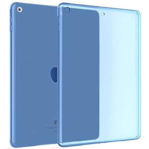 Okuli Transparante Slanke Siliconen Hoes voor Apple iPad (10.2) (2019-2020) in Blauw