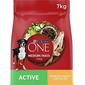 One Droogvoer Medium/Maxi > 10 kg Active Riche an kip voor honden, 7 kg