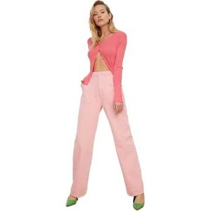 Trendyol dames jeans, Roze, 34