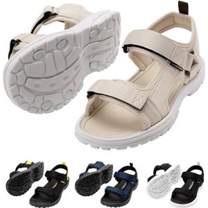 CRESSI Pete Sandal White/Sand 38 - Unisex sandaal ideaal voor zomerdagen op het strand, ontworpen voor comfort en gemak in het aquatisch milieu, White/Sand, 38