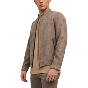 JACK & JONES Jjerocky Clean Jacket Noos voor heren, Valk/Detail:NEP SUÈDE, M