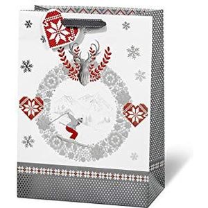 bsb Cadeauzakje, geschenkzakje, papieren zak, kerstmotief, winterdreams, A4-formaat