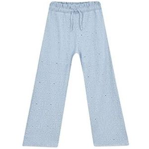 DeFacto Broeken voor meisjes, casual denim broek, broekbroek, jogger, standaard pasvorm broek voor meisjes, blauw, 12-13 Jaren