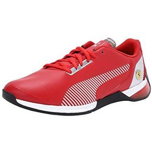 PUMA Unisex Ferrari Race Kart Cat-x Tech Sneaker, Rosso Corsa Puma Wit Puma Zwart, 47 EU